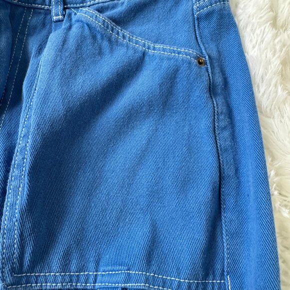 👑Princess Polly👑 LIONESS Miami Vice Pants Blue - US 2 ALTERED inseam 26 inch - Picture 8 of 13